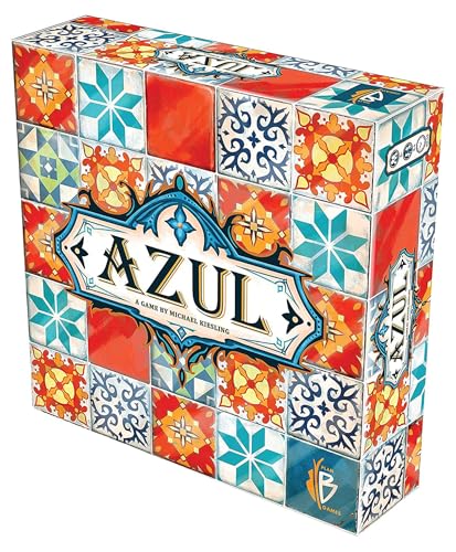 Image of Family Card & Board Games for Adults and Kids, Fun Strategy & Party for All Ages, Multi-Players, Perfect for Game Nights, Travel & Home Entertainment (Azul)
