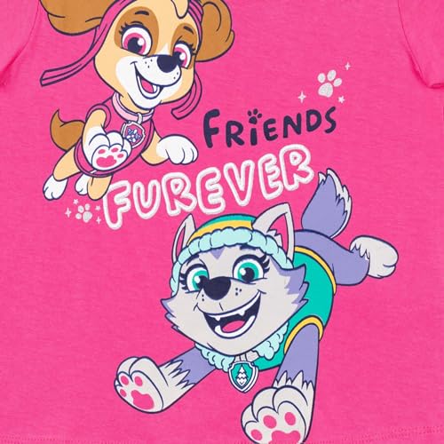 Paw Patrol Girls 2 Pack T-Shirts Toddler to Big Kid Sizes (2T - 10-12)4