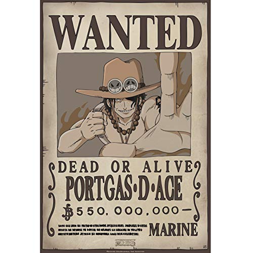 AbyStyle - Poster One Piece - Wanted Ace 52x35cm