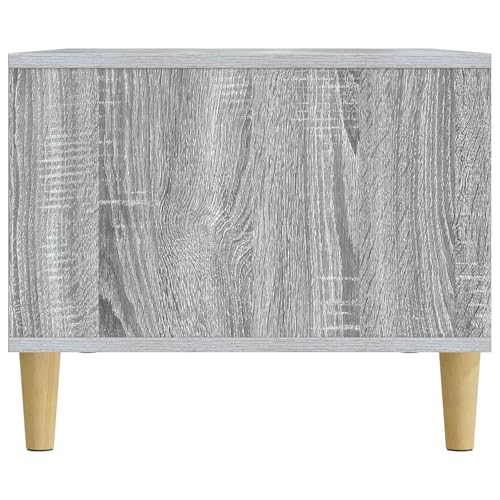 Table basse Sonoma en bois grise table d'appoint de salon 90x50x40 cm