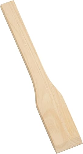 TrueCraftware Paleta de mezcla de madera de 18 pulgadas, accesorios de cocina, cuchara de puré de madera para cocinar en olla grande y ollas