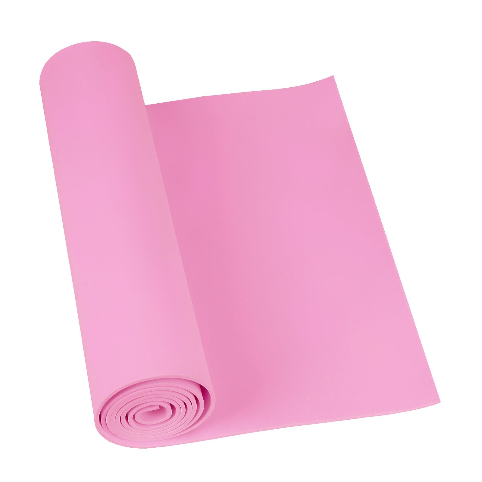 Do²ping Pink Eva Foam Sheets roll, 2mm eva Craft Foam 49''x13.5'' High Density 86kg/m3 for Cosplay