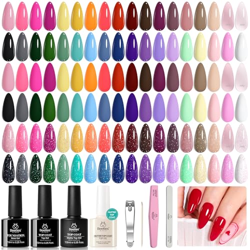 Beetles Gel Nail Polish Set - 36 Colors Nature's Tales