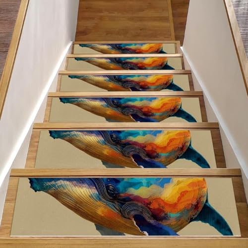 Tapis de marche escalier bois antidérapant lavable pour la sécurité des chiens