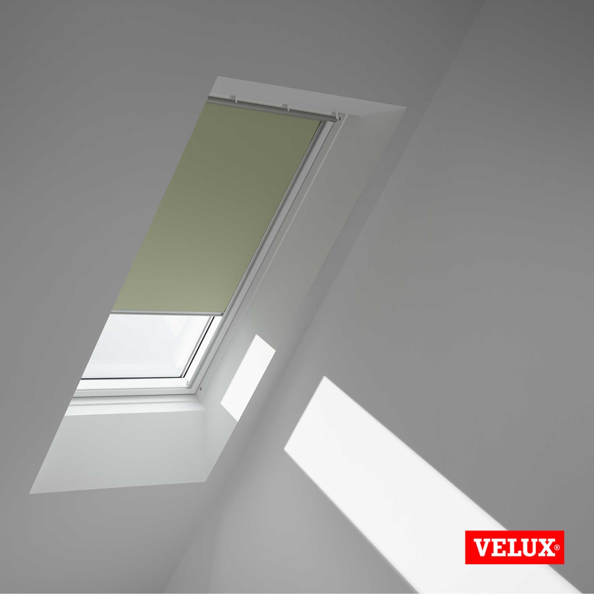 VELUX Nature Collection Verdunkelungsrollo, Silberne Schienen, S08, Marsh
