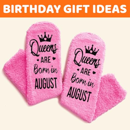 Image of HAPPYPOP Birthday Gifts Ideas for Mom - Pink Month Birthday Socks for Women