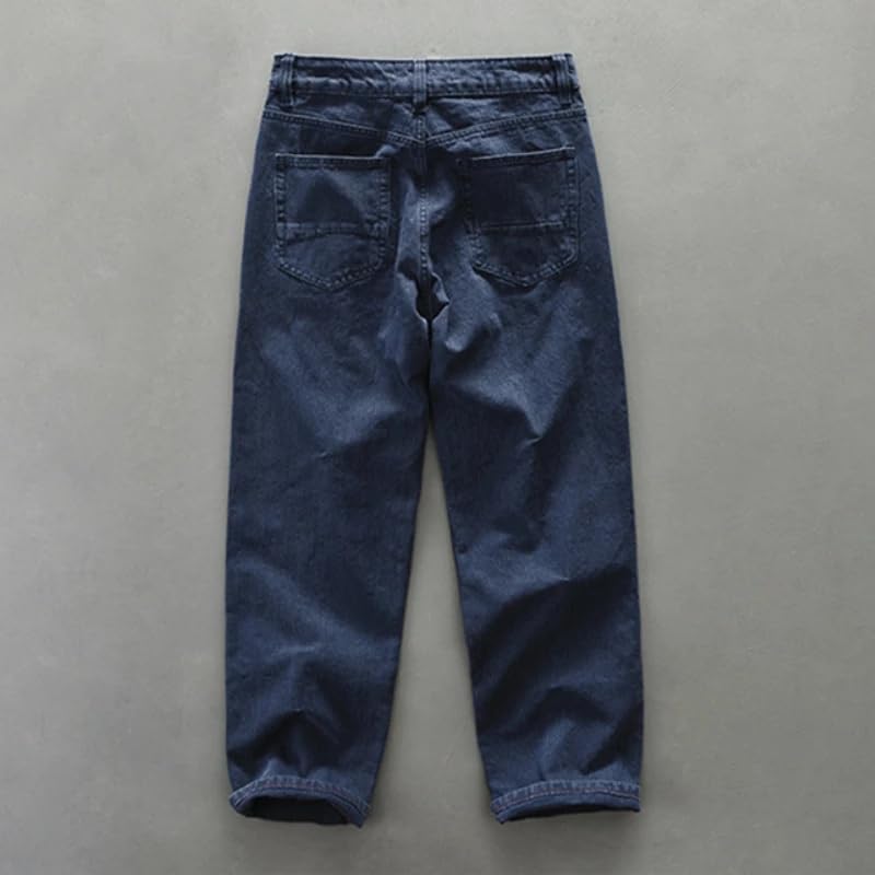 Casual Cargo Jeans Trousers for Men Cotton Vintage Joggers Streetwear Mens Pants3