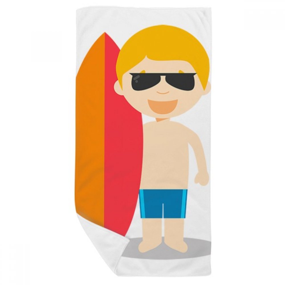 Serviette de bain Australie pour enfant et adulte en coton doux de 35x70cm