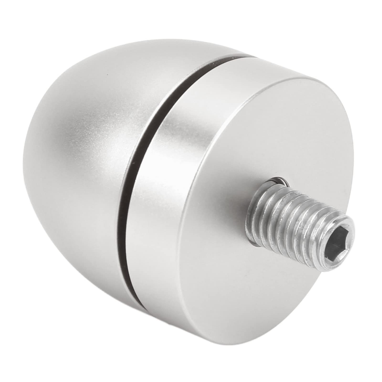 Speaker Isolation Stand Feet, Audio Shockproof Pads Lightweight CNC Processing for Sound Amplifier (Silver)