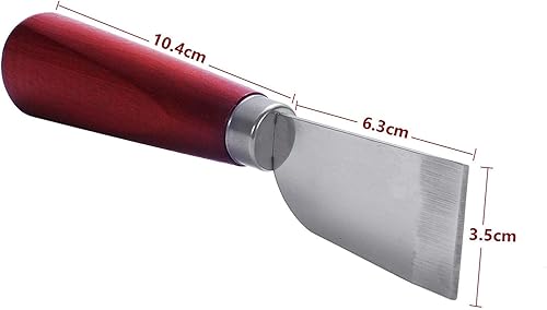 Miniatura 8 de BANYOUR Kit de 29 piezas de artesanía de cuero para coser a mano, kit de herramientas de punzón de costura a mano de cuero con biselador de bordes,