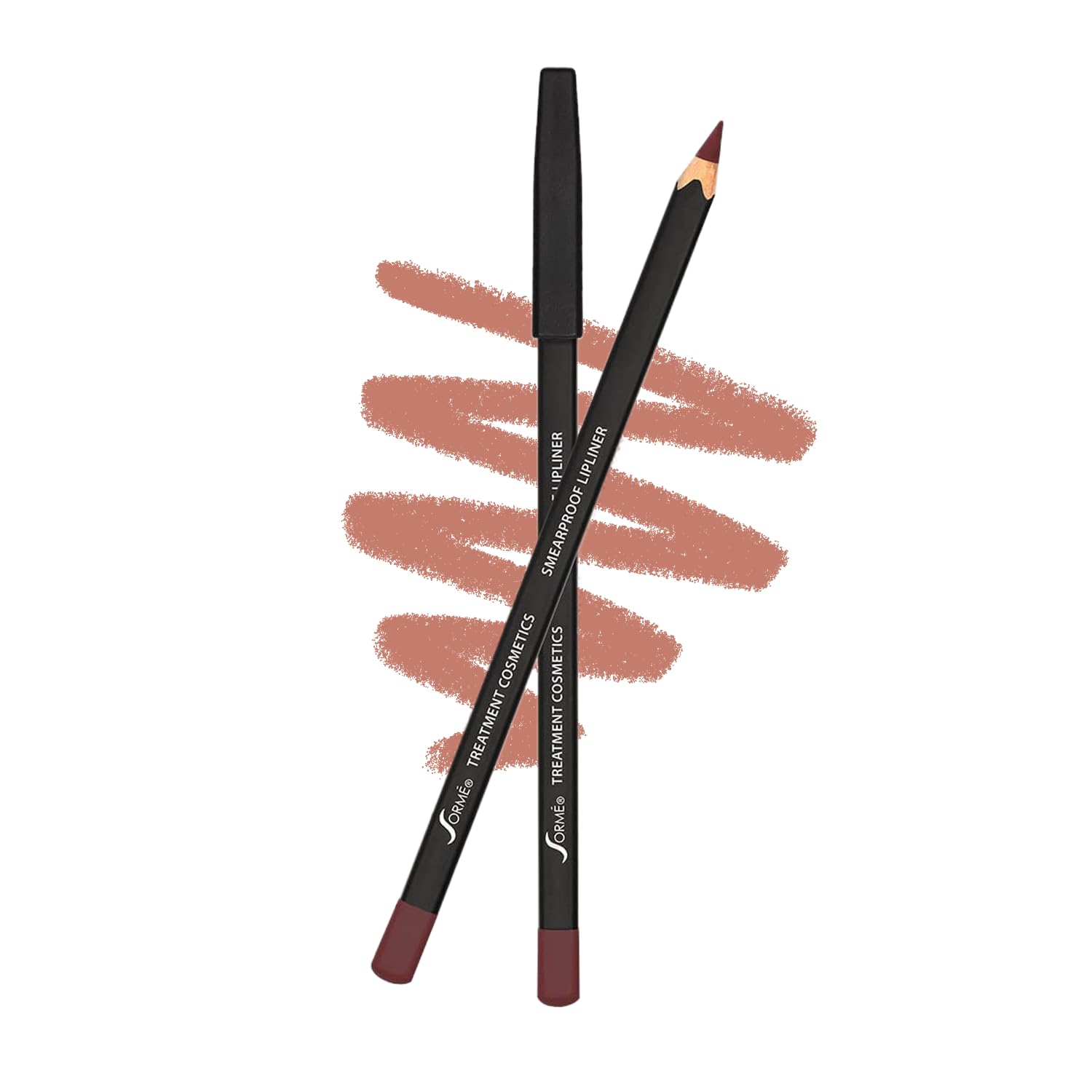 Sorme Cosmetics Smearproof Lipliner in Natural Nude 0.06 oz | Smudgeproof Nude Lip Liner Pencil | High Definition Waterproof Lip Liners for Women | Hydrating Lip Pencil | Matte Lip Pencil Liner Makeup