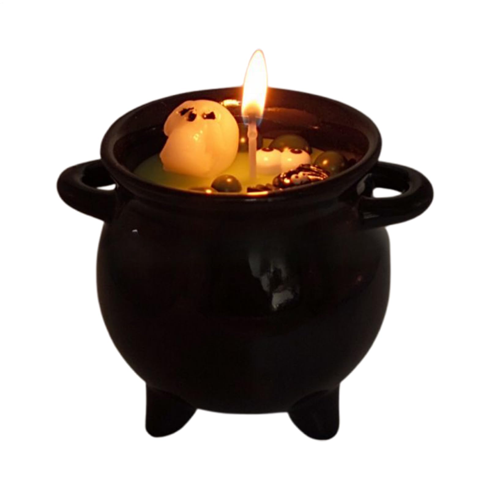 Zestaw ?wiec na Halloween, straszne o?wietlenie dekoracyjne, aromaterapia Bubble Pot, funkcja dyfuzora oleju, kompaktowy design, idealny do domu sto?owego w domu na Halloween Atmosfera