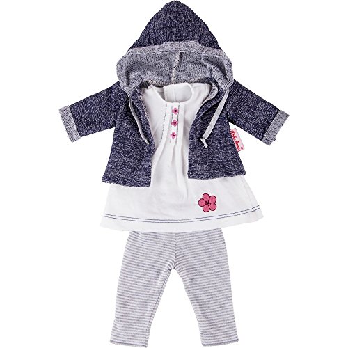Preisvergleich Produktbild Käthe Kruse 0142608 - Hanna Outfit Bekleidung, 3-teilig