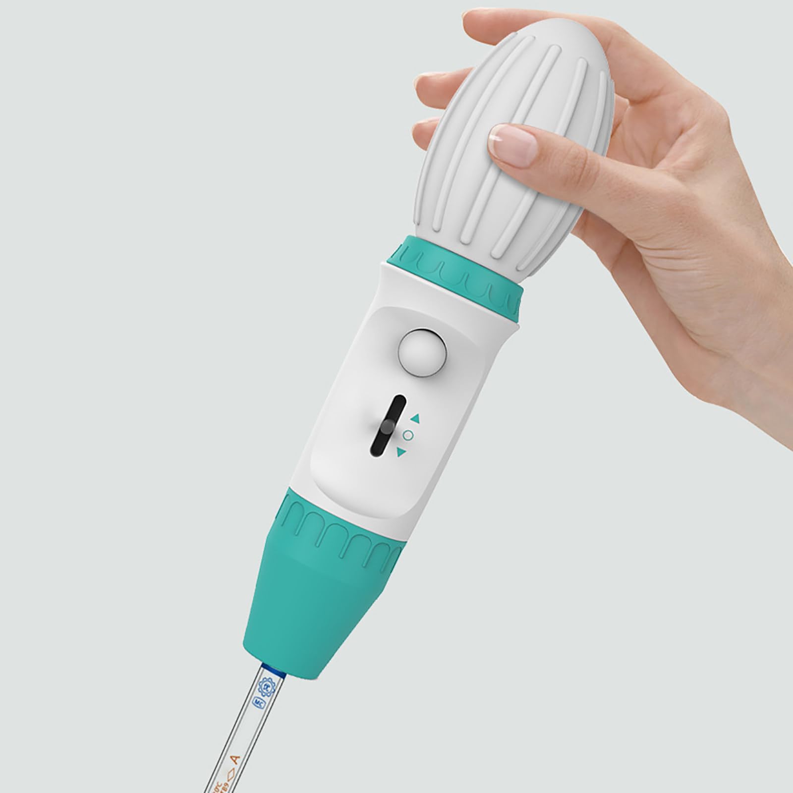 Laborpipette, 0.1-100 ml Manuelle Pipettenpumpe Mit GroßEr KapazitäT, Mit FlüSsigkeitsausblasfunktion, Anti-RüCkfluss-Filtermembran, Labor-PipettiergeräT