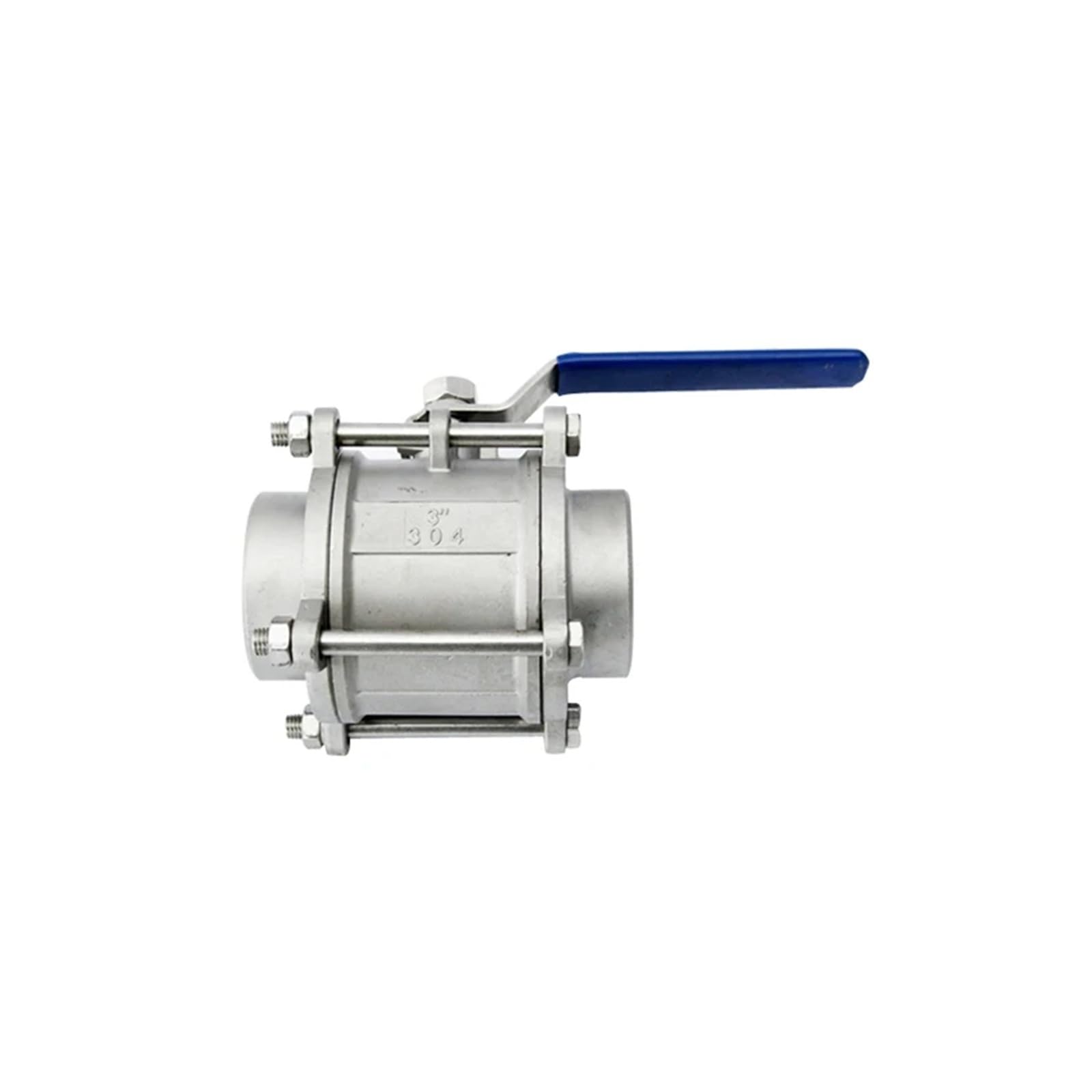 DN80 304 Stainless Steel BSP Thread Three-piece Ball Valve 3 inch High Temperature Ball Valve(SS316)