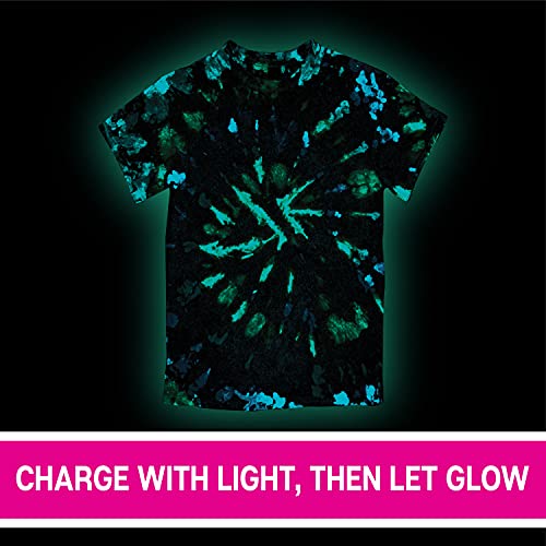 Tulip One-Step Tie-Dye Kit Easy Techniques for Fun Fabric Designs, Glow & Neon Dye Colors DIY Activity & Gift Idea, Glow-in-The-Dark - Image 12