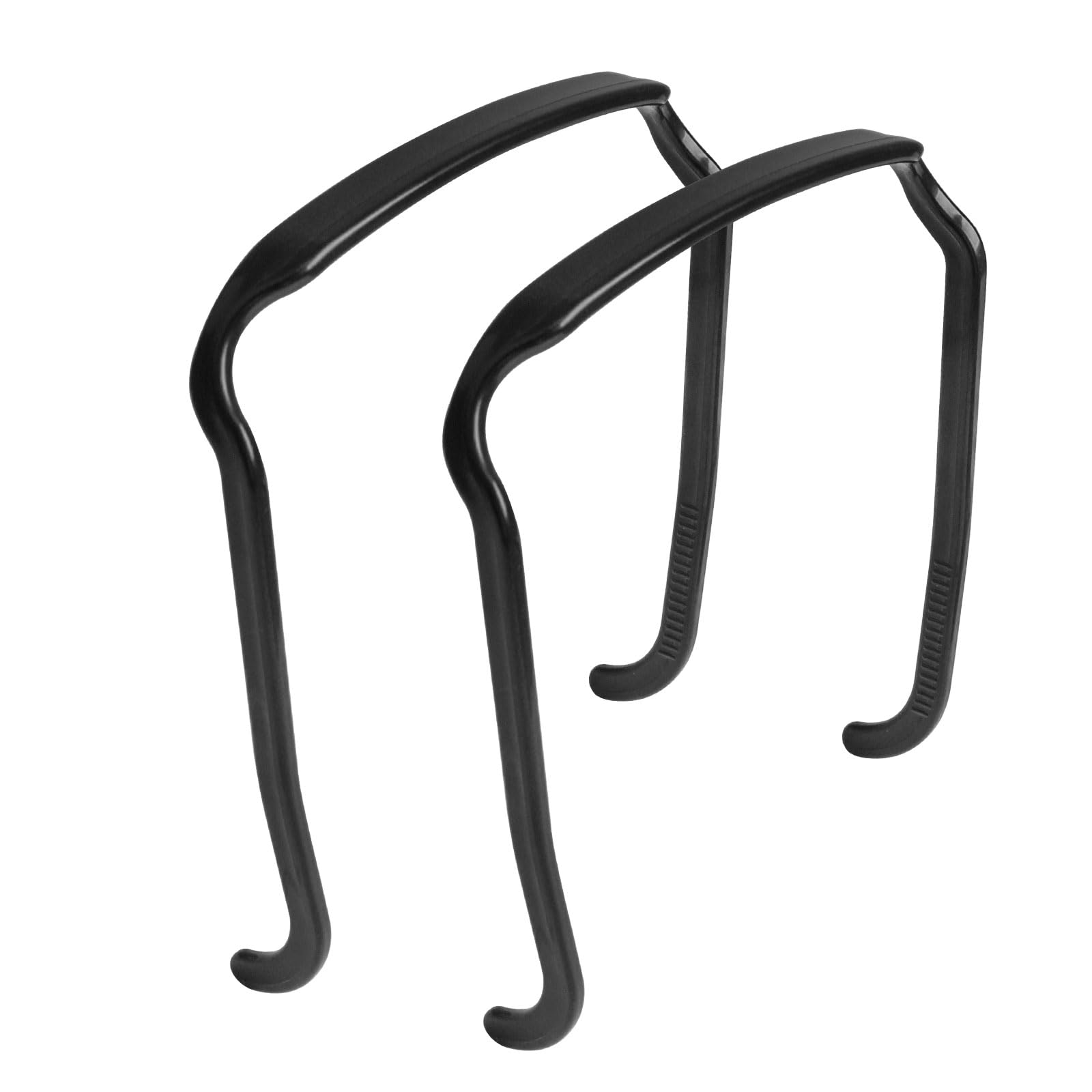 CHENYIYICurly Hair Headband 2Pcs Sunglasses Shape Headbands, Curly Thick Hair Medium Headband, Square Headband Like Sunglasses, Invisible Hair Hoop, Hairstyle Fixing Tool for Thick Curly Hair, Black