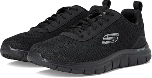 Skechers Men's Track Leshur Sneaker,Black,12