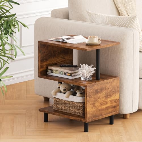Image of YOUDENOVA 3 Tier Side Table, Sofa Table, Side Table Living Room,Side Tables