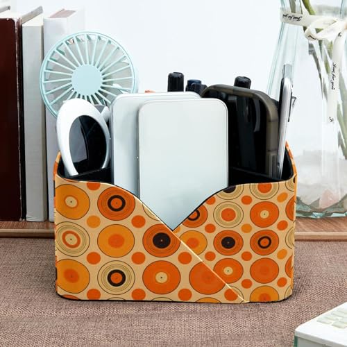 Organiseur de bureau pour papeterie style pop orange pour sublimer votre espace télétravail
