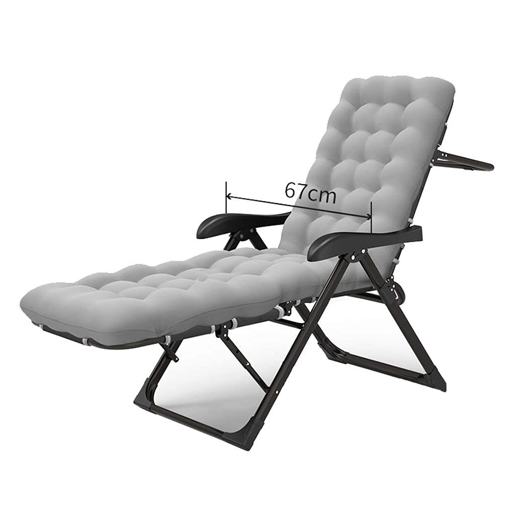 Chaise longue Zero Gravity pliable XL 67 cm pour jardin et camping couleur 13