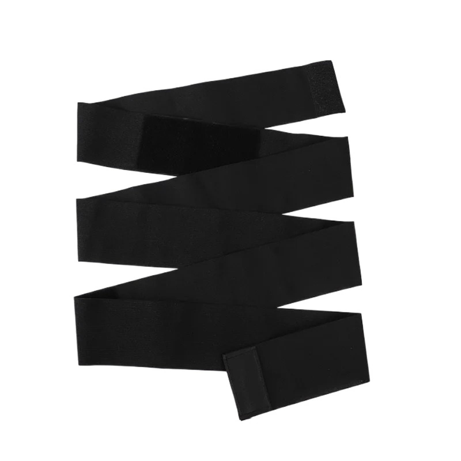 Carpeta de Abdomen for mujer, cintura elástica, moldeador cuerpo, adelgazante, banda Control barriga sección media(Black,4m)