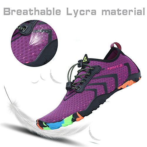 Mens Womens Water Shoes Quick Dry Barefoot Beach Pool Swim Surfing Sailing Walking Jogging Yoga Outdoor Aqua Sports