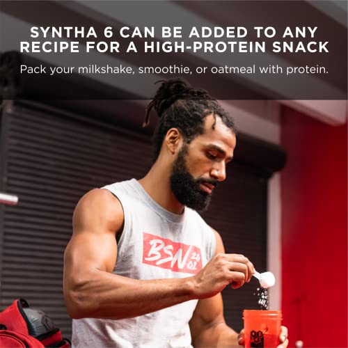 Bsn Syntha-6 Whey Protein Powder, Chocolate Protein Powder With Micellar Casein, Milk Protein Isolate, Chocolate Milkshake, 28 Servings (Packaging May Vary) #TOP5