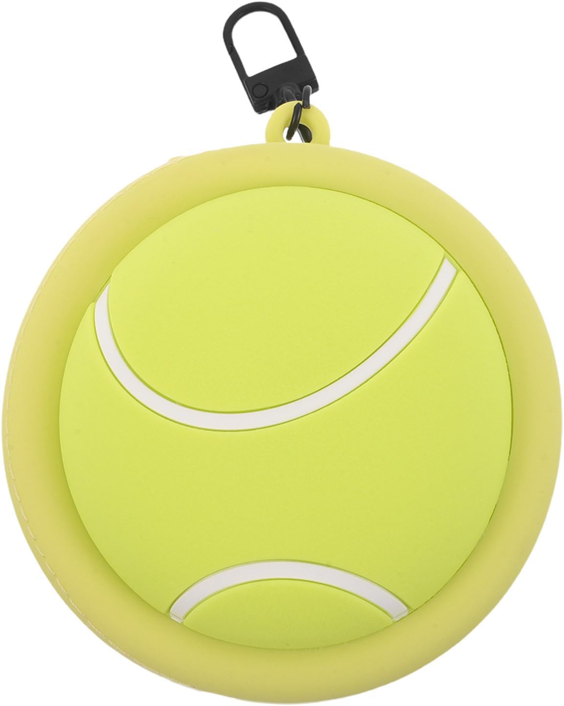 MAGICLULU Silicone Tennis Zipper Storage Bag Mini Wallet for Organizing Coins, Cash, Headphones, and Keys with Sweat-resistant Material Lightweight and Portable Design for Travel and School