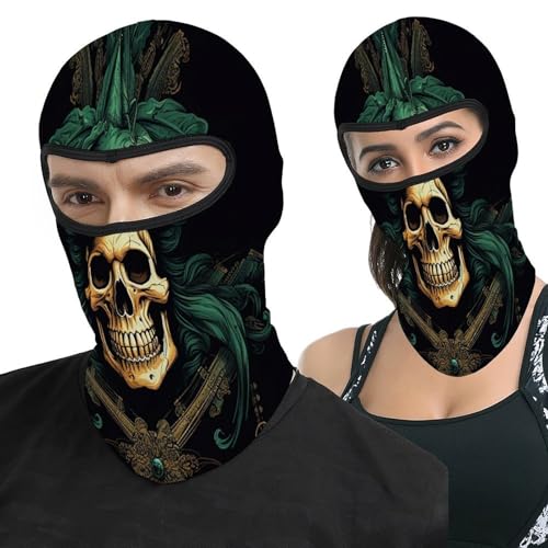 Pasamontañas para Hombre y Mujer con diseño de calavera pirata, máscara térmica para frío, para motociclismo y esquí miniatura 1