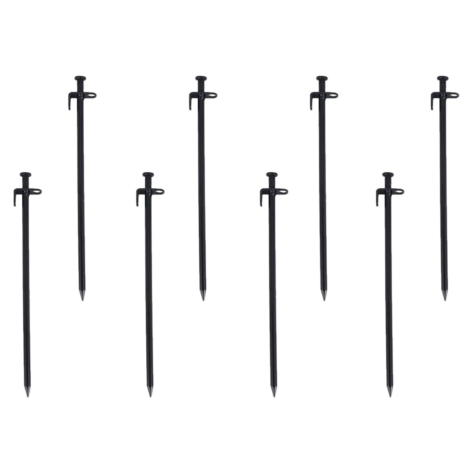HEMOTON 8piezas Accesorios para Uñas de Tierra Estacas para Tienda de Campaña de Acero No Oxidan para Uso Familiar Camping y Senderismo