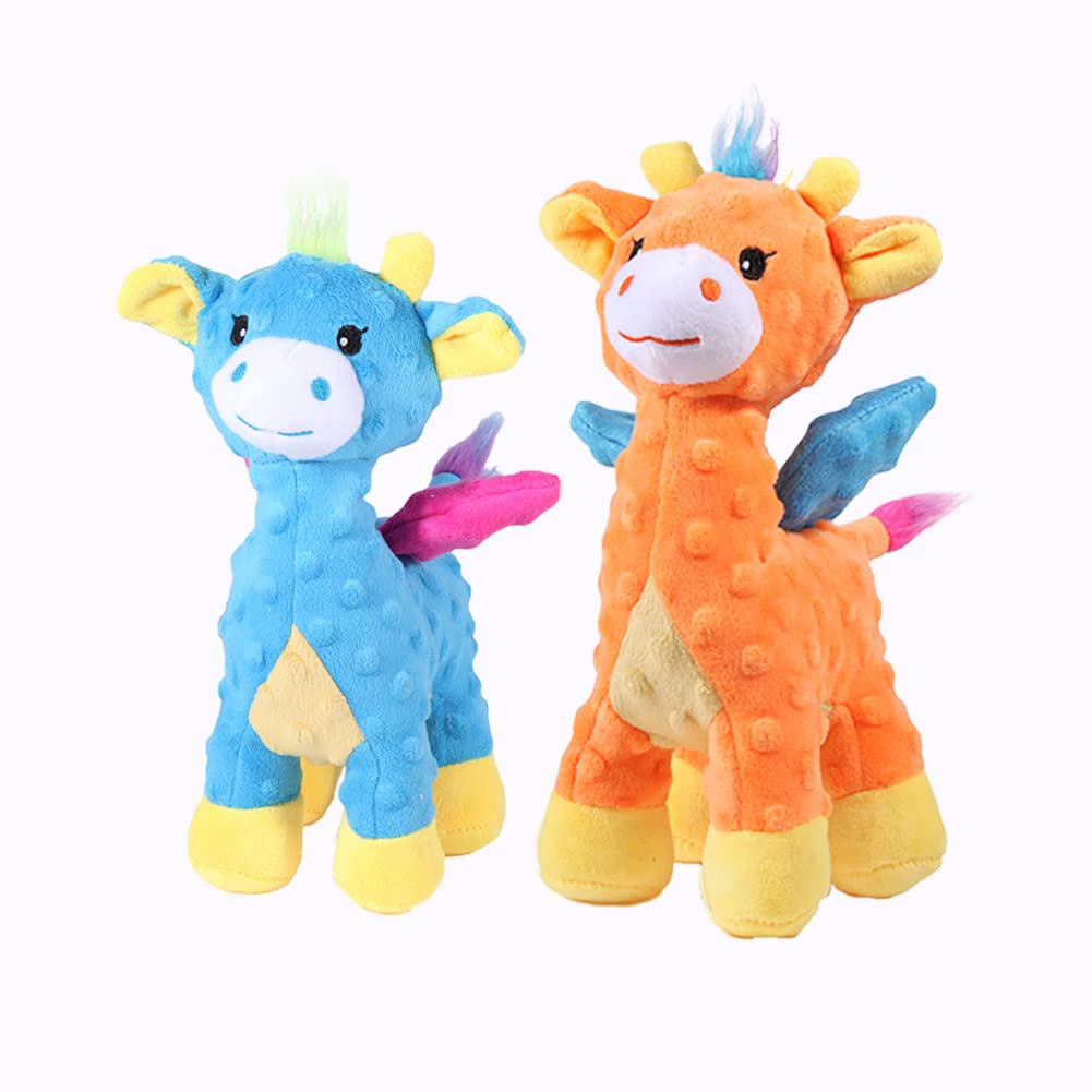 Dog Toys with Crinkle Paper Cute Stuffed Chew Toys for Large Medium Small Dogs and Puppy Christmas Dog Toys