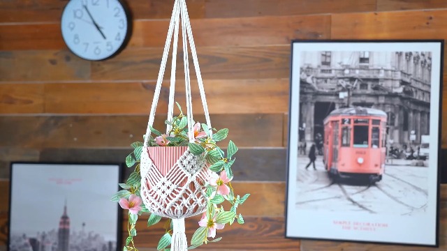 Amazon.com: XINBOR Hanging Planter with Patterns,2Packs Macrame