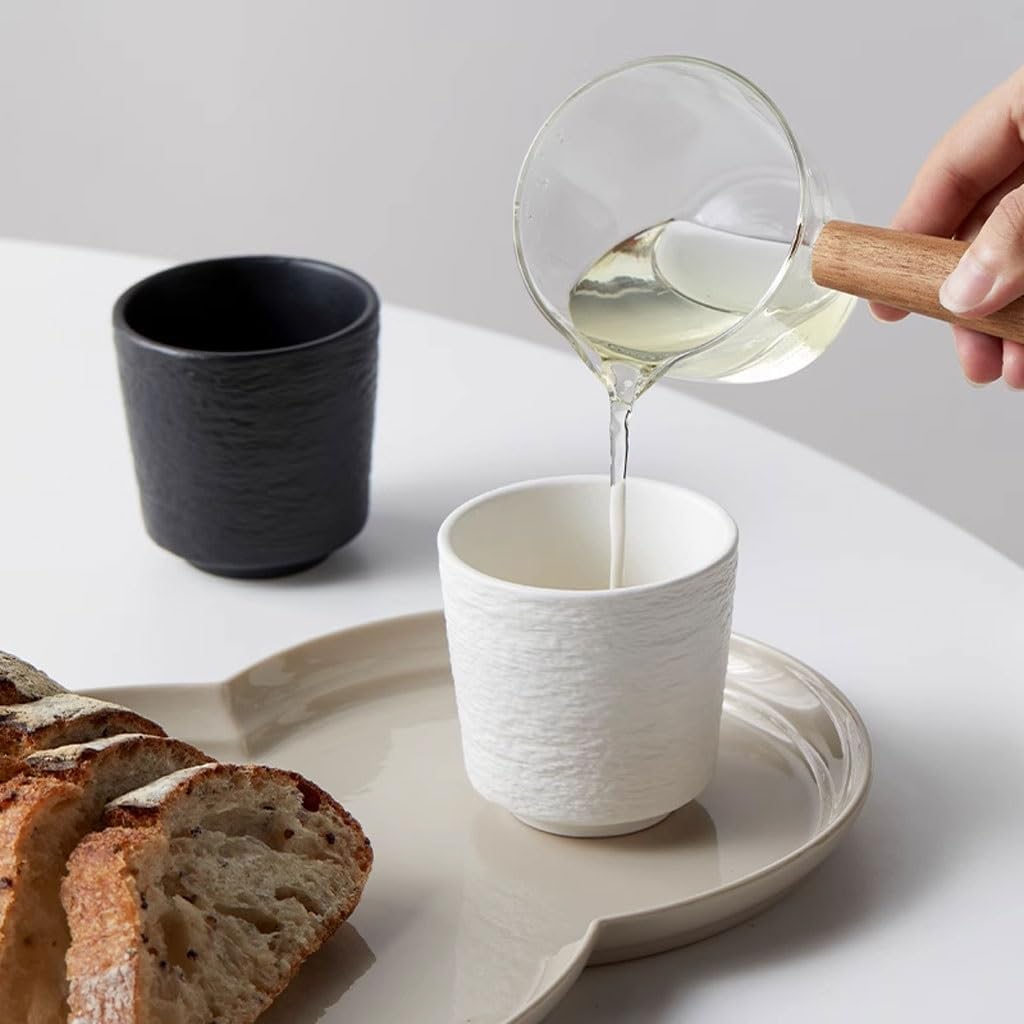 GSOUL Kungfu Tea cup Rock Pattern Ceramic Teacup Kung Fu Chinese Tasting Black And White Small Tea Cups