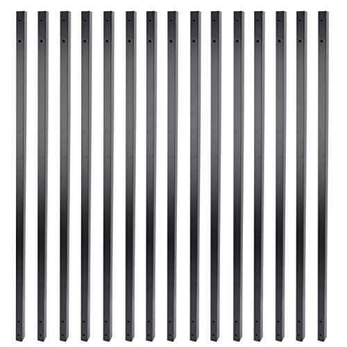 Myard 42 Inches Estate Hollow Square Iron Deck Balusters Furniture...