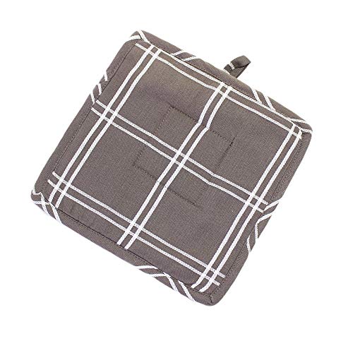 SP S.a.s. Set 2 sottopentola/sottoteiera in Cotone con Imbottitura Resistente al Calore - 25x25cm