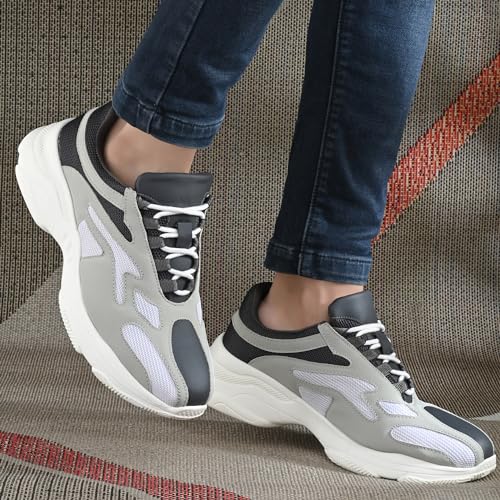 Image of Cruiser Chunky Sneaker for Men | Bold & Trendy Design | Lightweight & Comfortable with Cushioned Insole | Men's Chunky Sneakers with Attitude |Perfect for Streetwear & Casual Outfits (Flare)