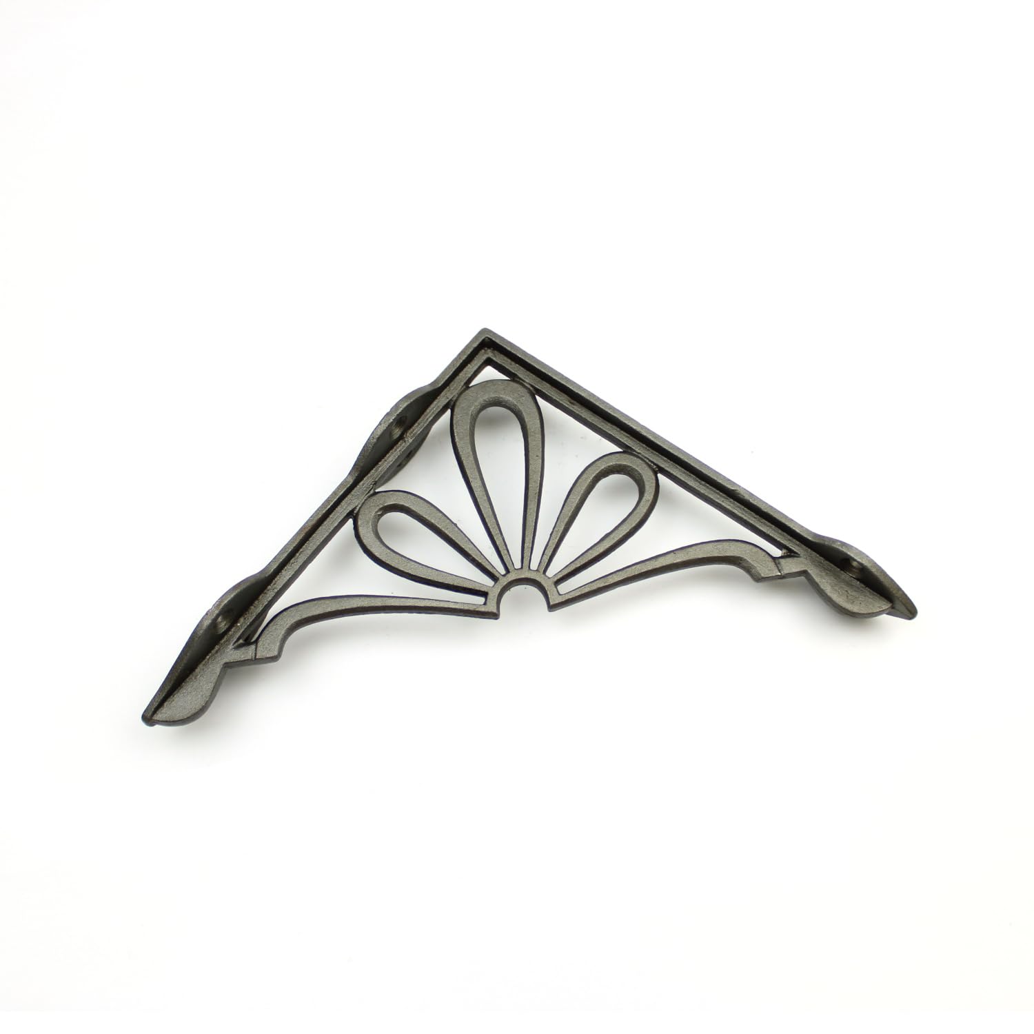OakcraftsPair Of Antique Cast Iron Daisy Shelf Brackets 150mm X 150mm from B&Q