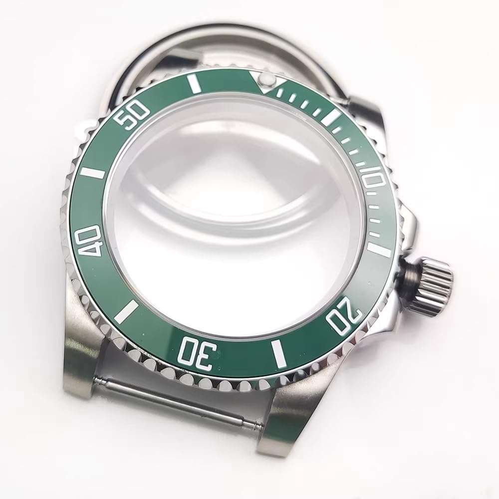 40mm Vintage Nurkowa Koperta Zegarka Zestaw, dla Mechanizm 4R35 4R36 NH35, Stal Nierdzewna Pełny Dekiel Koperta Zegarka dla Rolex Submariner 16610