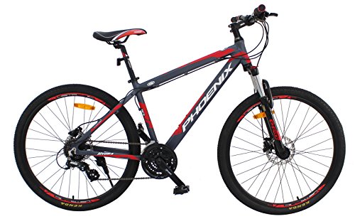 Phoenix Bicycle Hydra 27.5 Inch Aluminum City and Mountain Hybrid Bike with Front