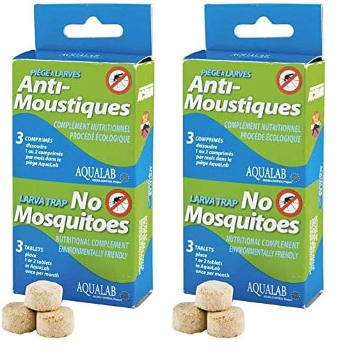 HBM 005-PR-RAC009 - Pastillas de Recarga antimosquitos para Aqualab (1-2 Meses) (Paquete de 2)