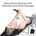 Teeter Better Back Vibration Massage Cushion with Neck Support - Accessory for Inversion Table