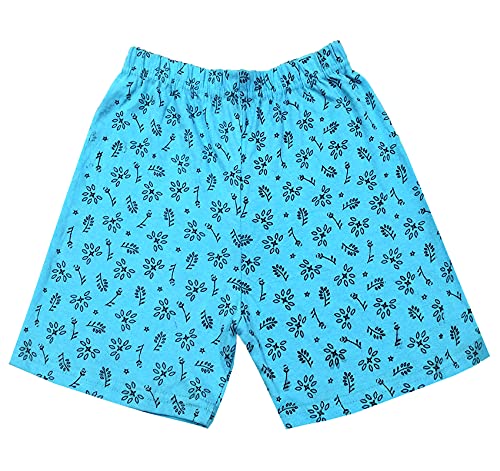 Image of indi weaves Girls Cotton Printed Shorts (Pack of 4)