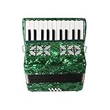 Geeignet für Akkordeon Anfänger und Schüler. Kommt mit einem Paar Handschuhe und ein Reinigungstuch.