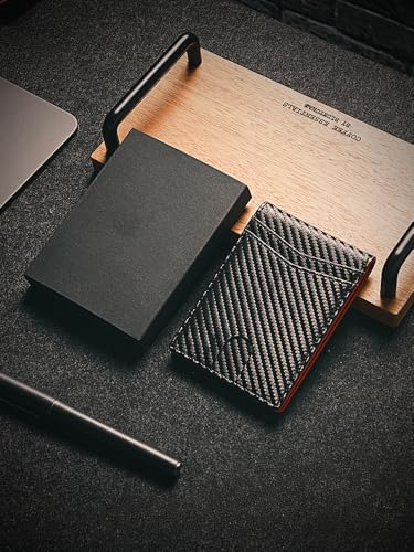 Slim Wallet for Men Gifts 12 Card Slots ID Window With Money Clip Minimalist RFID Front Pocket Bifold Leather3