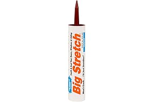Big Stretch Wood Colored Caulk: Sashco Sealants 10.5oz Redwood Caulk