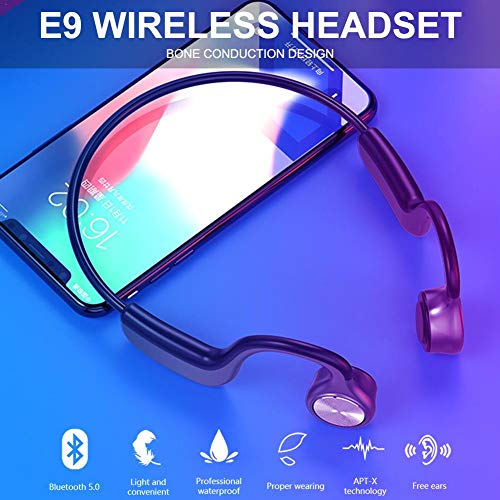 Auriculares de conducción ósea portátiles con Bluetooth 5.0 y manos libres para deporte 8