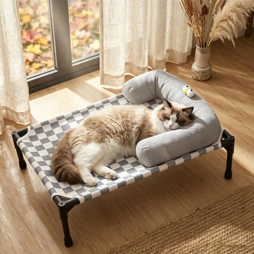 Lit surélevé pour chien lavable protégeant de l'humidité du sol - 3
