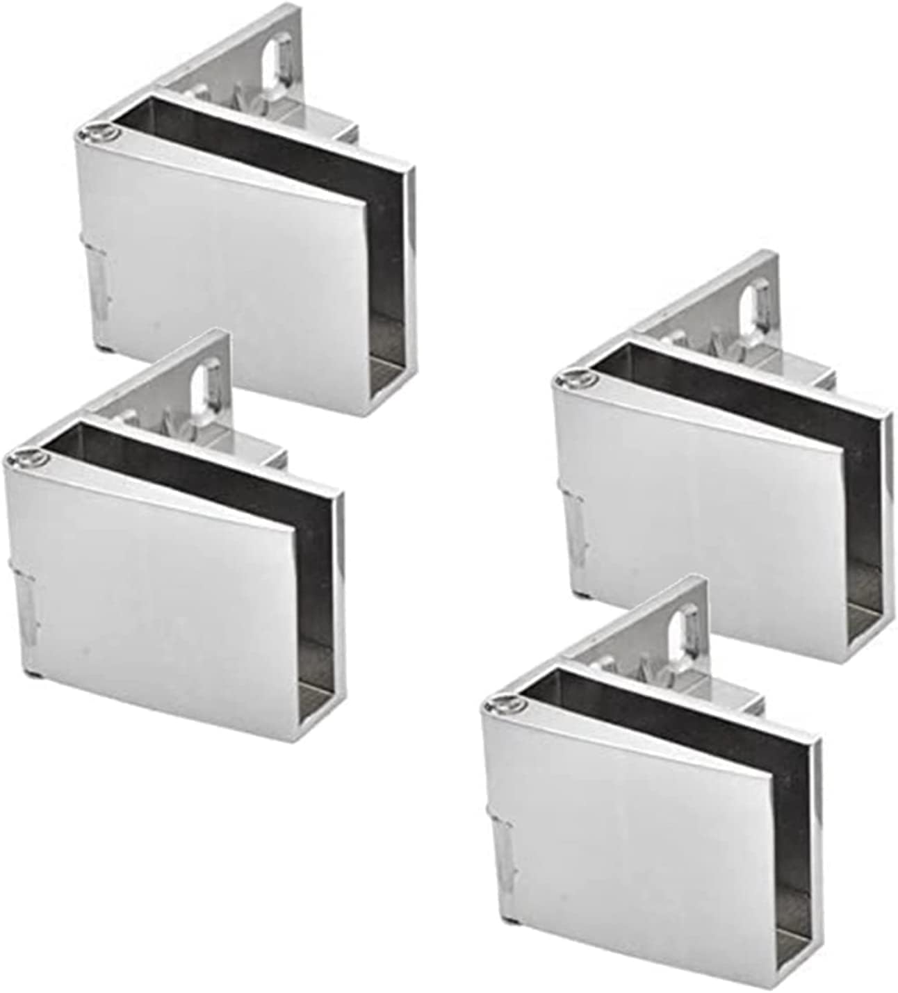 Glass Door Hinges, 4 Pack Glass Cabinet Door Hinge Wine Display