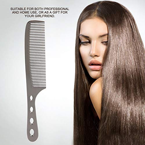 Professional Anti-Static Comb - Aviation Aluminum Portable Stylist Salon Use (#3) - Image 2